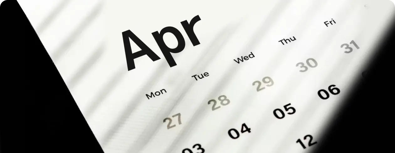 April Email Marketing Calendar