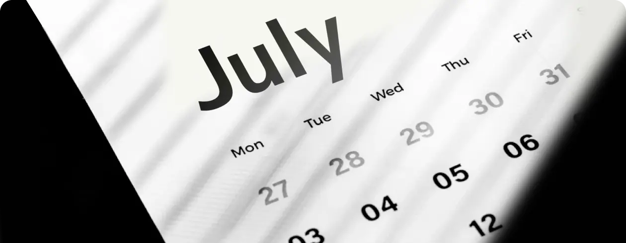 July Email Marketing Calendar