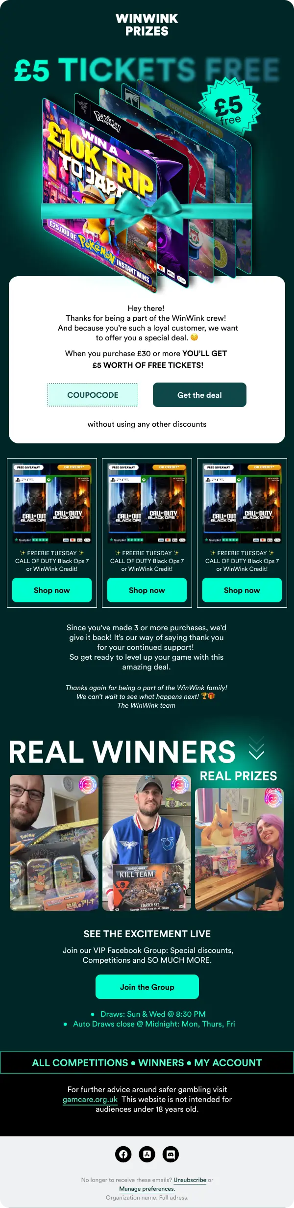 Loyalty & VIP Offers
