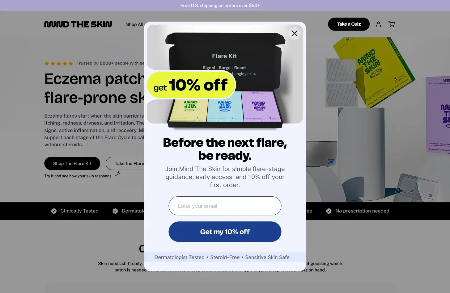 Welcome & Exit Intent-Popups